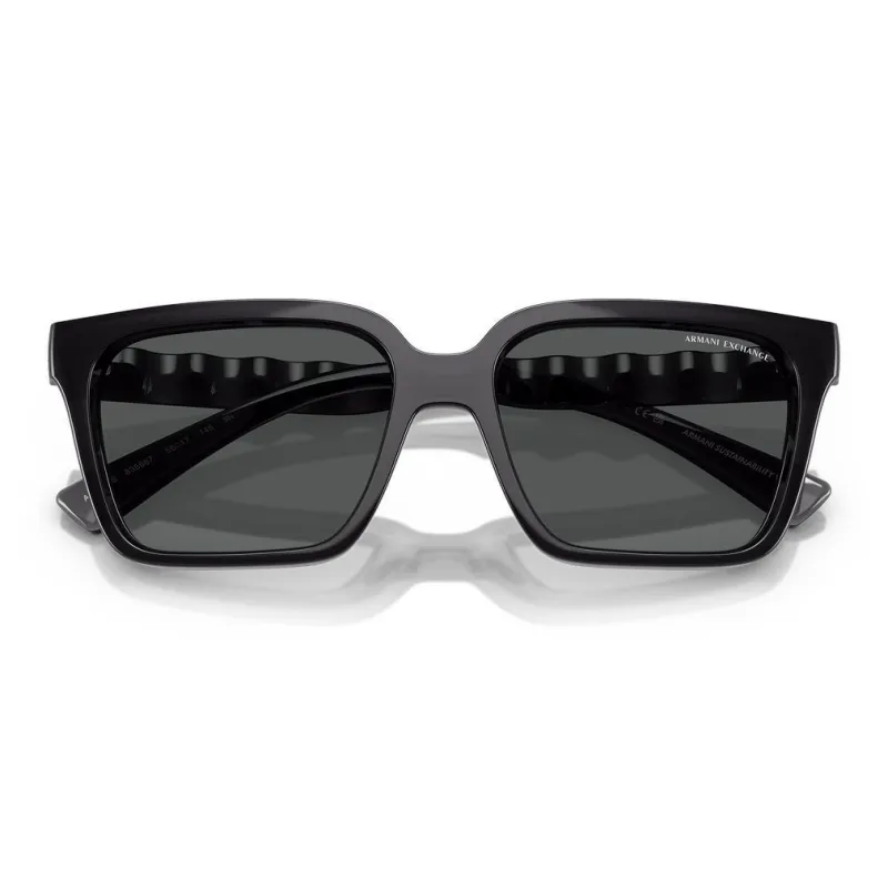 EMPORIO ARMANI Plate Frame Irregular Shape Sunglasses Unisex-1