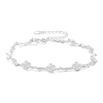 Love Link 999 Fine Silver Bracelets Women's