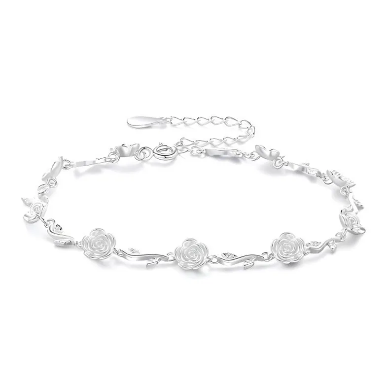 Love Link 999 Fine Silver Bracelets Women's-0