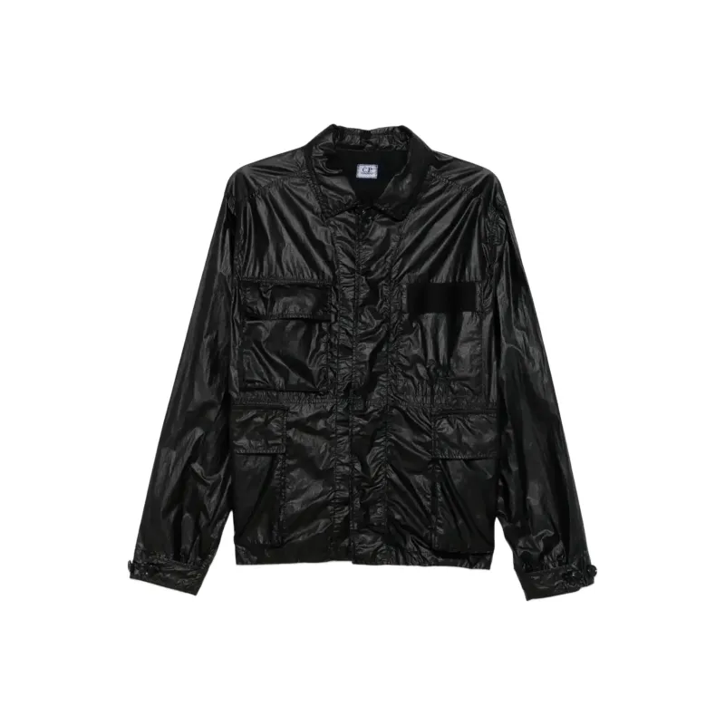 C.P.Company Lino Wax Overshirt-0