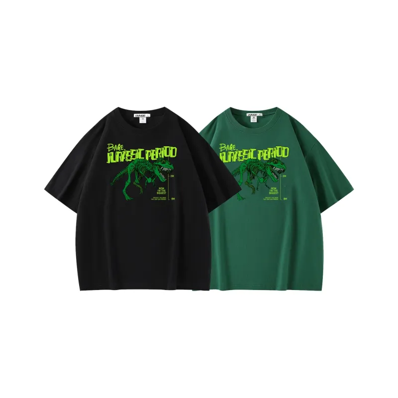 BAGE Drop Shoulder Sleeve T Shirt Unisex-26