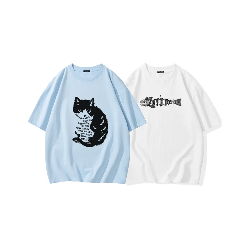 RUNNINWHEEL T Shirt Unisex 2 Pack-12