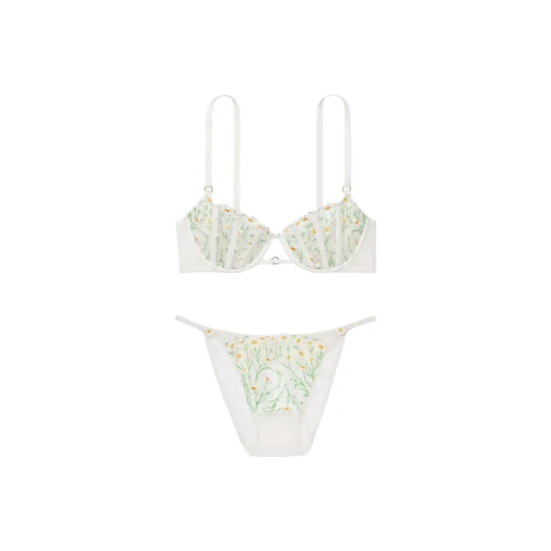 Victoria's Secret Underwear Set Women's White-0