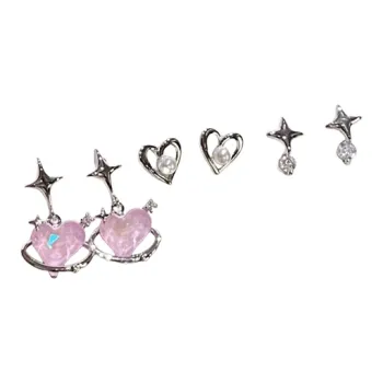 Universe Search Alloy Stud Earrings Women's