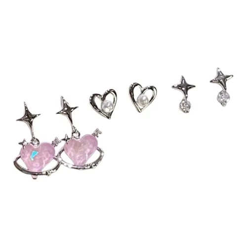 Universe Search Alloy Stud Earrings Women's