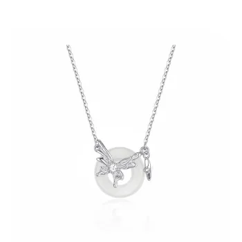 Ancient Jewelry Chalcedony Jade Necklaces Women's