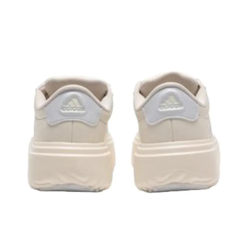 Adidas GRAND COURT PLATFORM Anti Slip Wear Resistant Low Top Casual Shoes Women's White-3