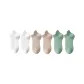 MYT-199 Breathable Ankle Socks 6 Pack (2 White/2 Khaki/2 Light Green)