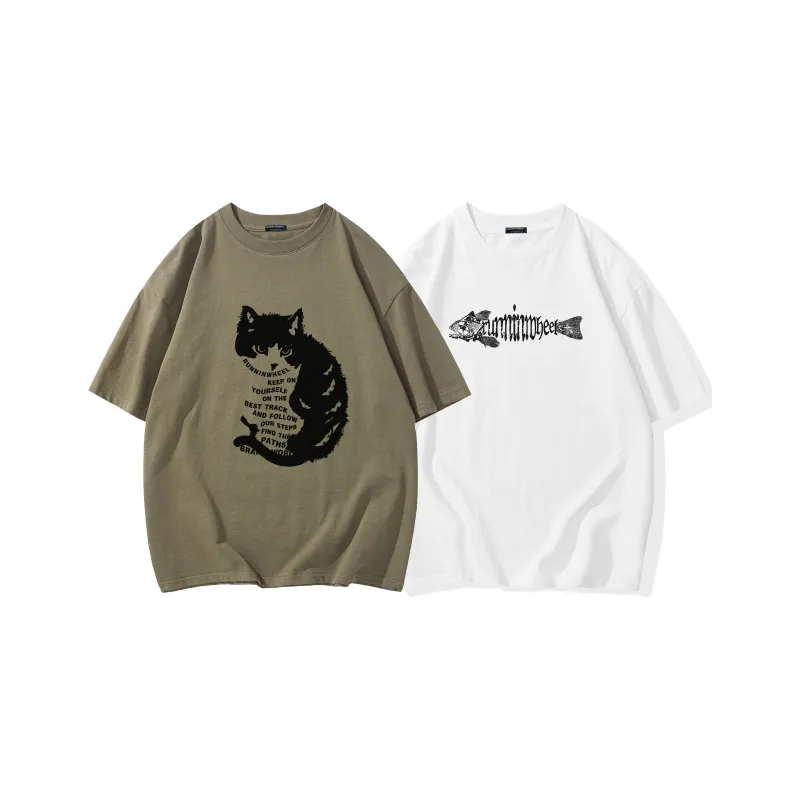 RUNNINWHEEL T Shirt Unisex 2 Pack-14