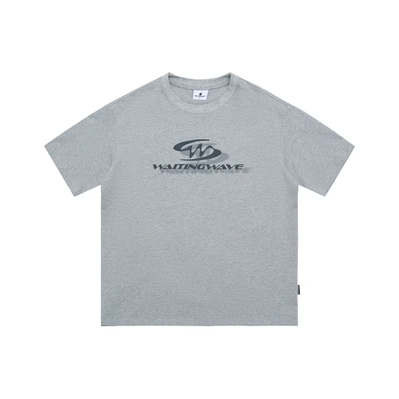 WAITINGWAVE Drop Shoulder Sleeve T Shirt Unisex-8