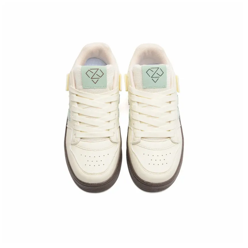 Circle Small Coverage Lightweight Breathable Height Increasing Low Top Skateboard Shoes Unisex-42