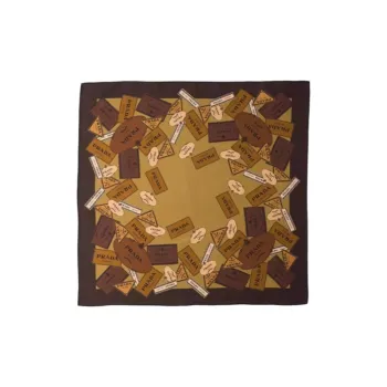 PRADA Heritage print Twill Scarf