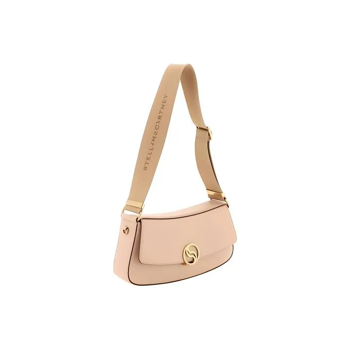 Stella McCartney Logo Plaque Fold-Over Shoulder Bag-1
