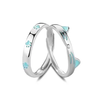 Old Fu Gold 925 Sterling Silver Rings Unisex