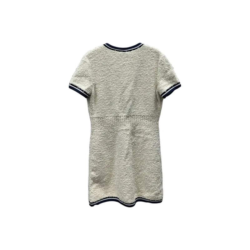 CHANEL Short Sleeved Dress Women's White-1