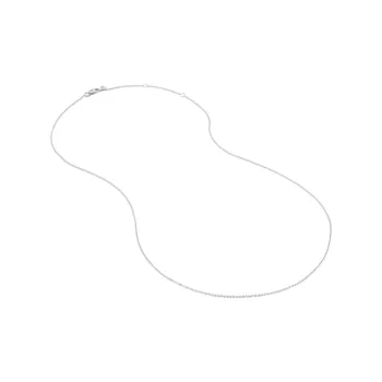 Monica Vinader 14kt White Gold Super Fine Chain Necklace