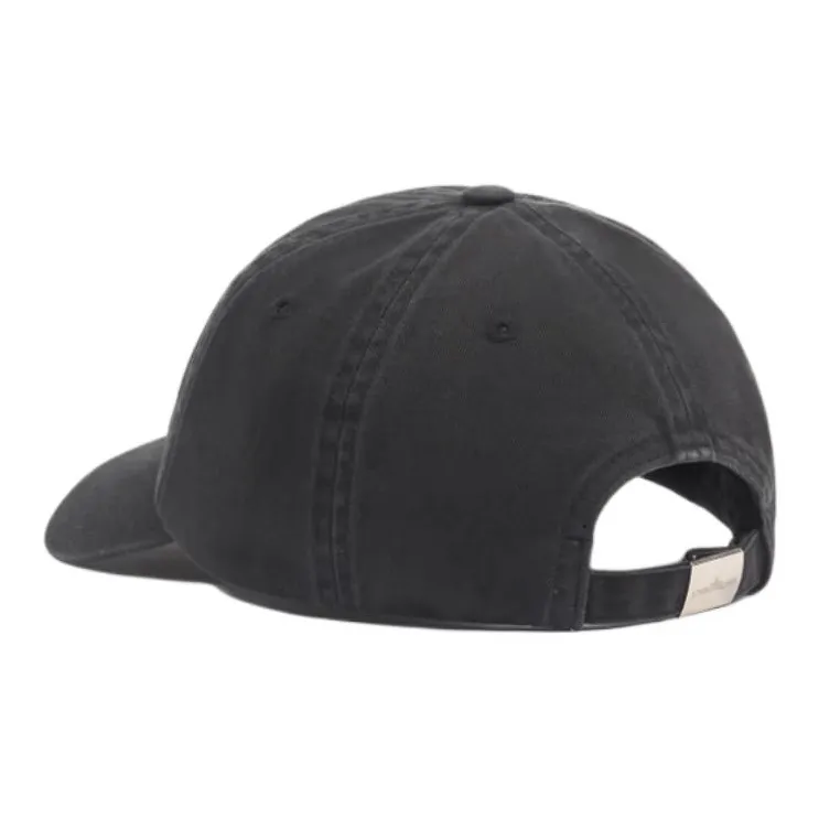 STONE ISLAND Slate Cotton Baseball Cap-1