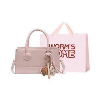 Worm's Home PU Handbag Women's Multicolor