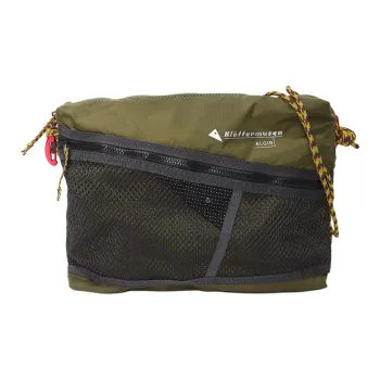 KLATTERMUSEN Nylon Crossbody Bag Shoulder Bag Large Size Unisex Olive