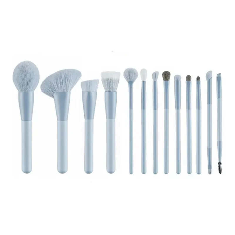 XIBI Super Soft Set Of Portable Animal Fur Brushes Stippling Brush For Eye Shadow Makeup Tools Makeup Brushes-0