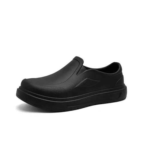 Black tailed Deer Slip Resistant Abrasion Resistant Closed Toe Slippers Men's