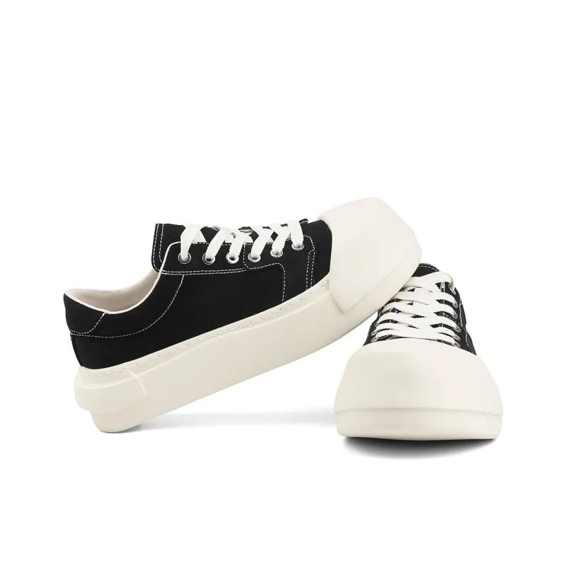 Daying Breathable Height Increase Low Top Casual Shoes Men's-2