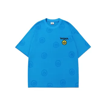Guuka x AGAHO Short Sleeved T Shirts Men's Sapphire Blue