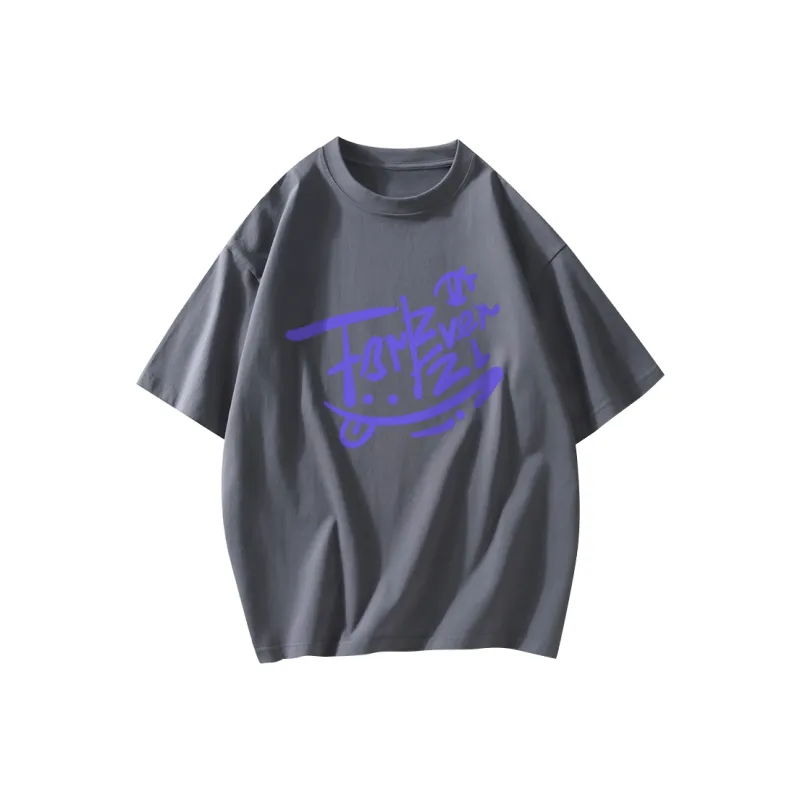 FOREVER 21 Drop Shoulder Sleeve T Shirt Unisex-2