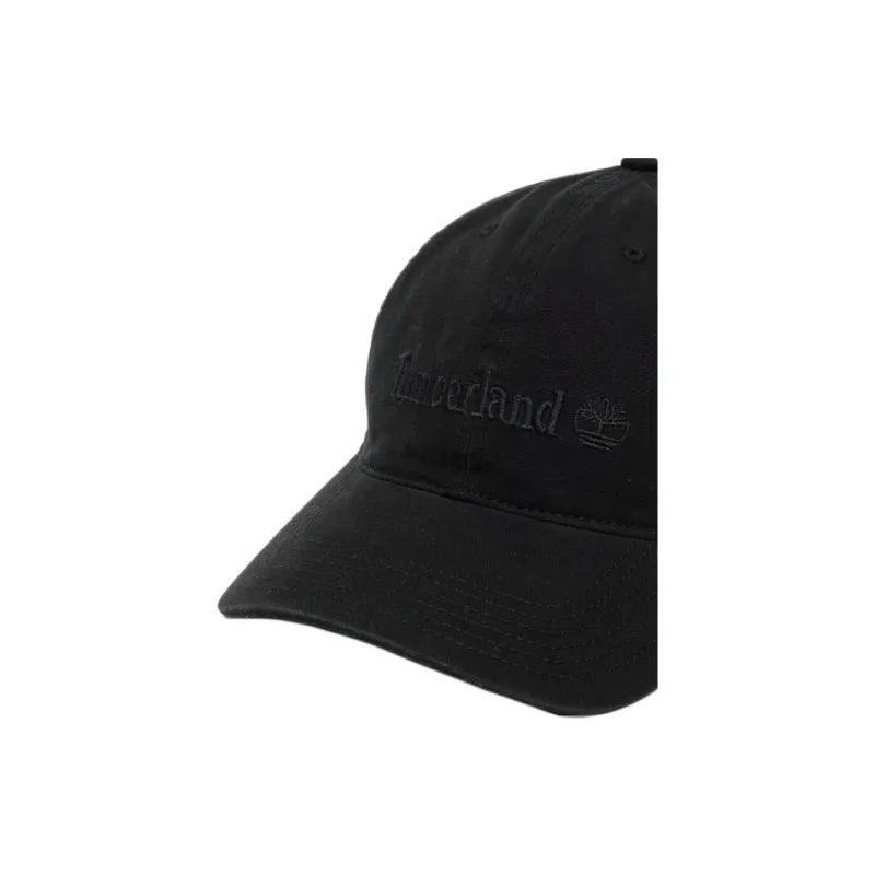 Timberland Cotton Baseball Caps Men's Black-2