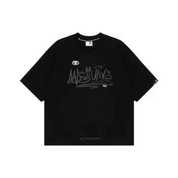 Aape Logo embroidered Jersey T shirt