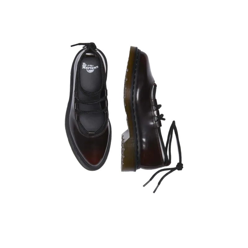 Dr.Martens ELPHIE II Casual Single Shoes Women's Cherry Red-4