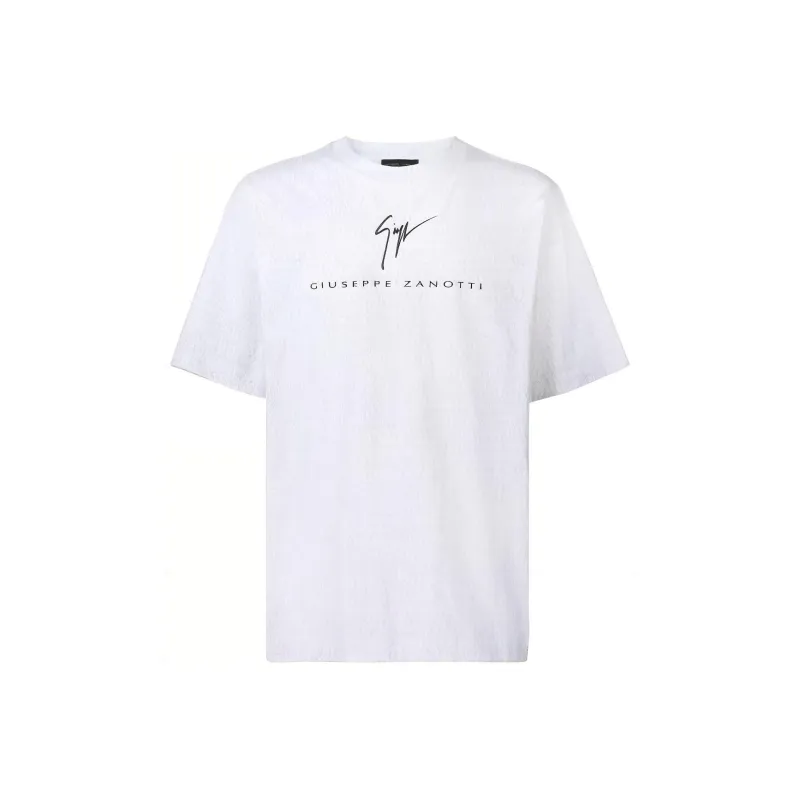 Giuseppe Zanotti Digital print Cotton T shirt-0