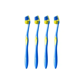 YOUNGELF Stretch Comfort Toothbrushes Deep Cleaning Cone 4 Pcs Pack