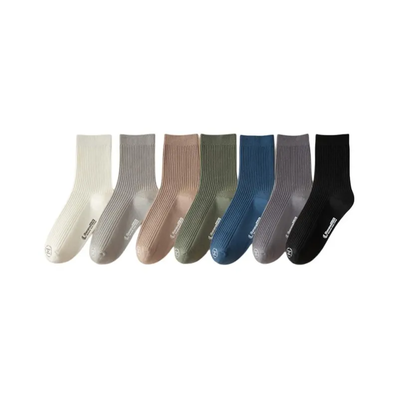 Temooues Mid Calf Socks Unisex 5 Pack-11