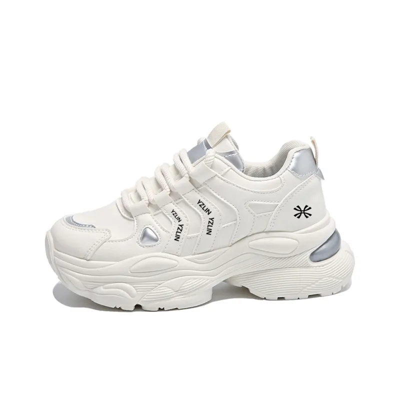 YUZHAOLIN Anti Slip And Wear Resistant Height Increasing Low Top Chunky Sneakers Women's Box-1