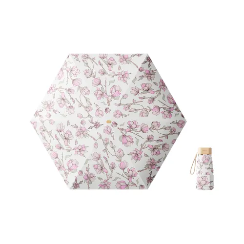 ZUODU Floral Sun Umbrella Timber Controller Durable Color Guard Umbrella
