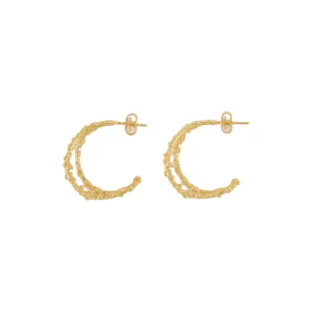 Alighieri Metal Earrings Women's Yellow