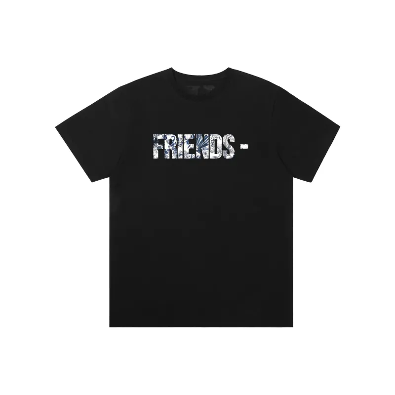 VLONE T Shirt Unisex Black Blue-1