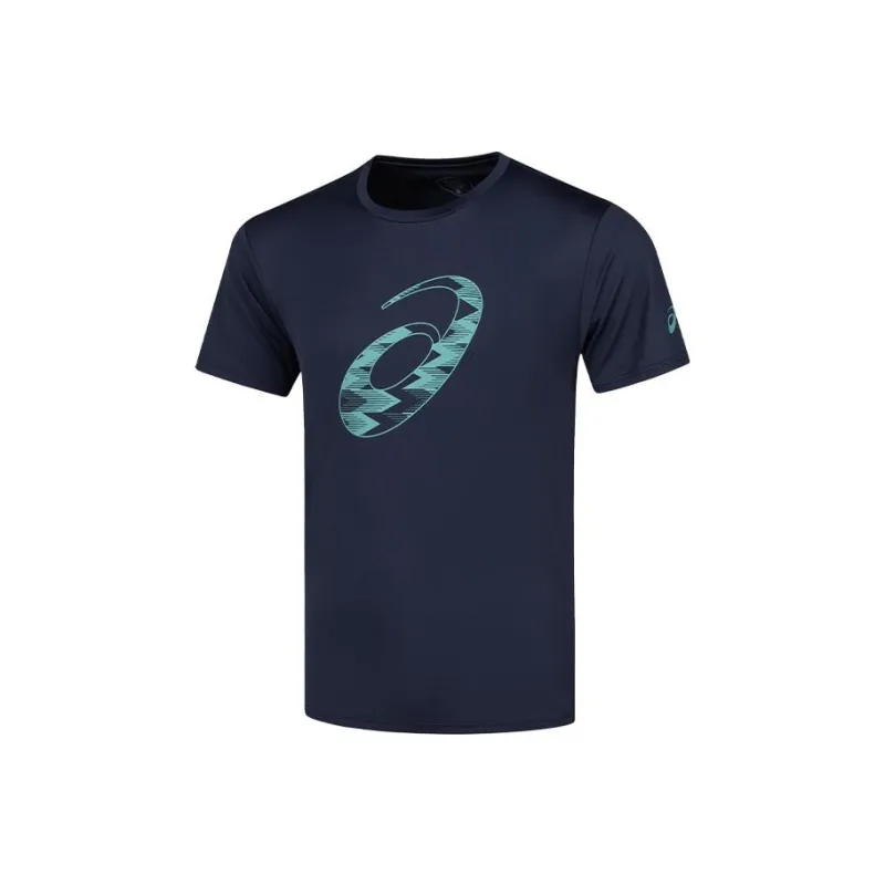 Asics T Shirts Men Dark Blue-0