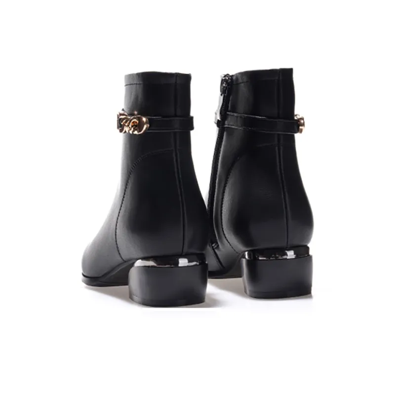 Devanro Ankle Boots Women's Black-2