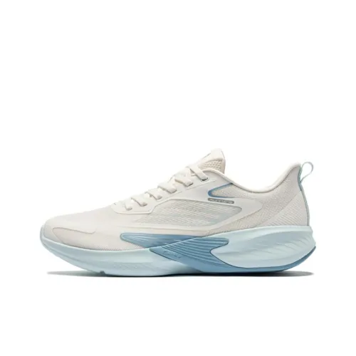 Erke Gradual Shadow 2.0 Breathable Slip Resistant Low Top Casual Running Shoes Men's White Blue