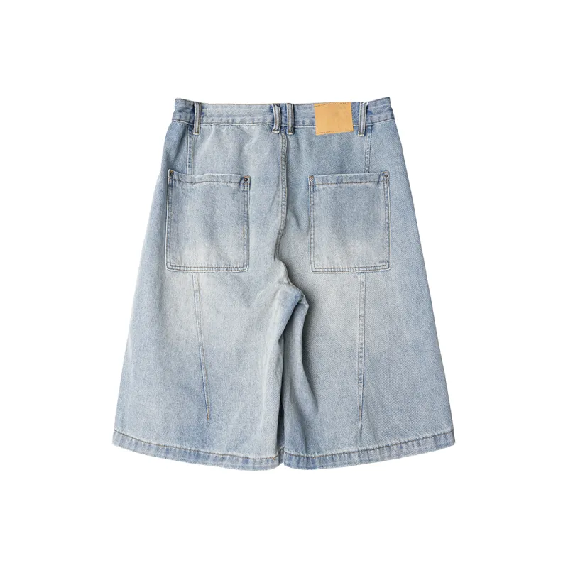 APUNCHLINEWORKSHOP Denim Shorts Unisex-5