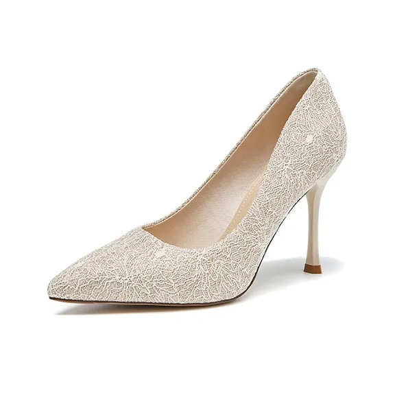 FIVE PLUS Slim Heel High Heels Women's-8