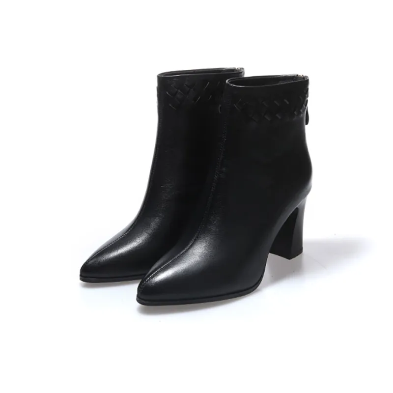 Devanro Ankle Boots Women's Black-1
