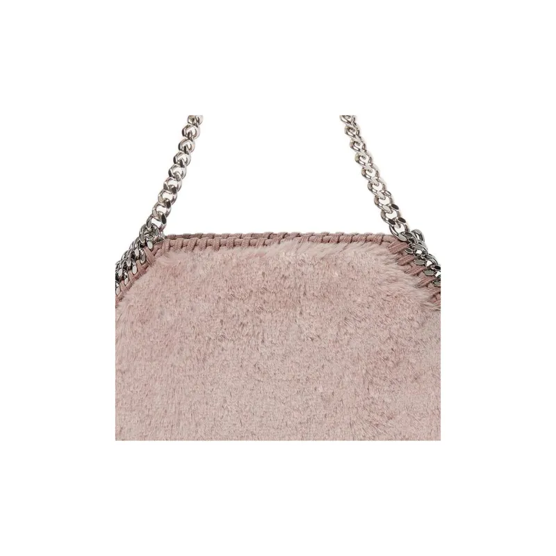 Stella McCartney Polyester One Shoulder Handbags Mini Unisex Gray Pink-4