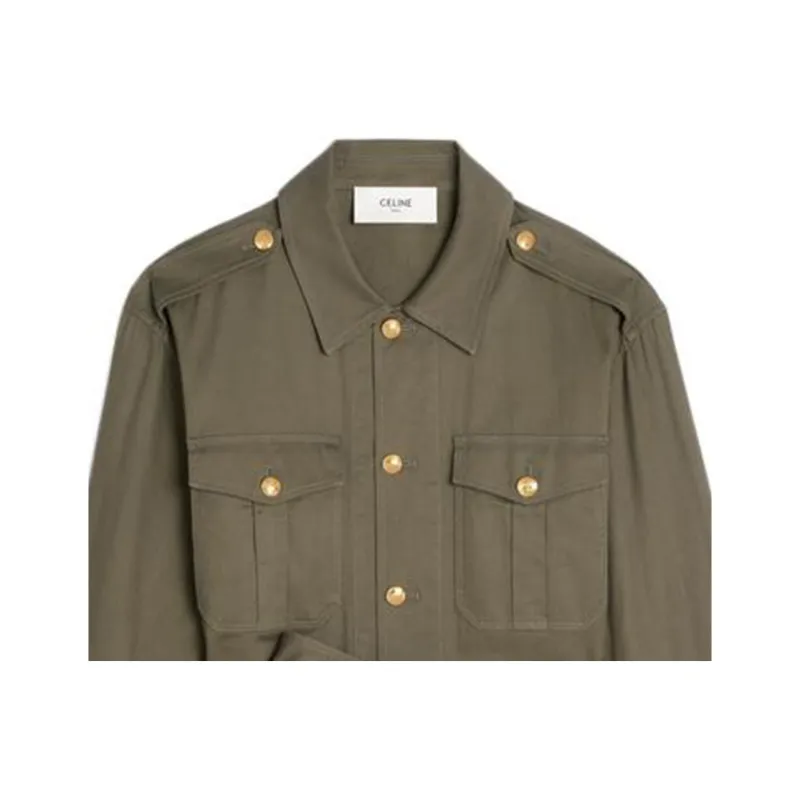 CELINE Jackets Women's Green-2