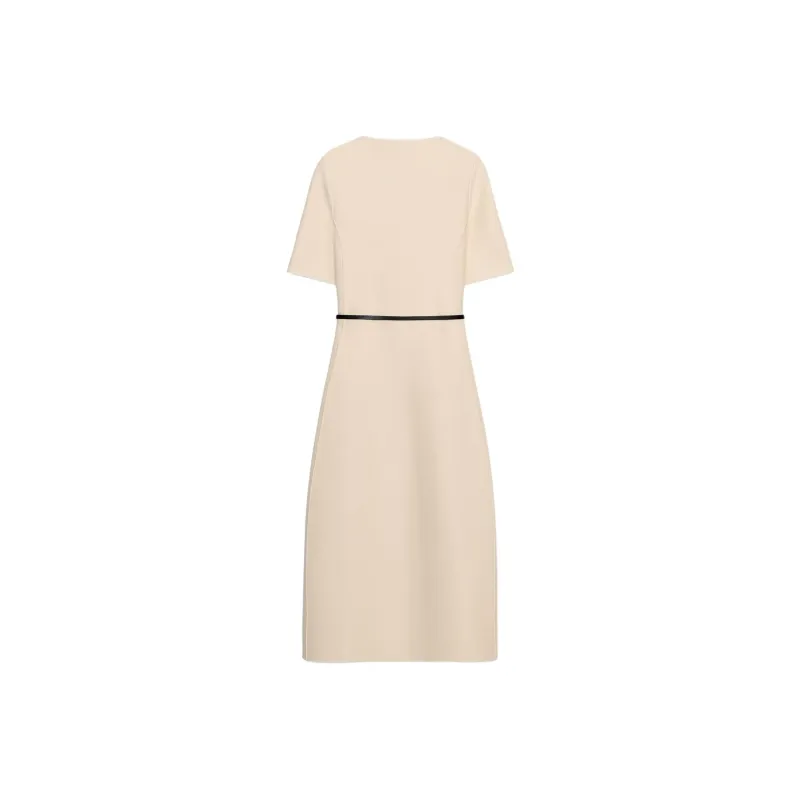 ZARA Short Sleeved Dress Women's Blue Vanilla-1