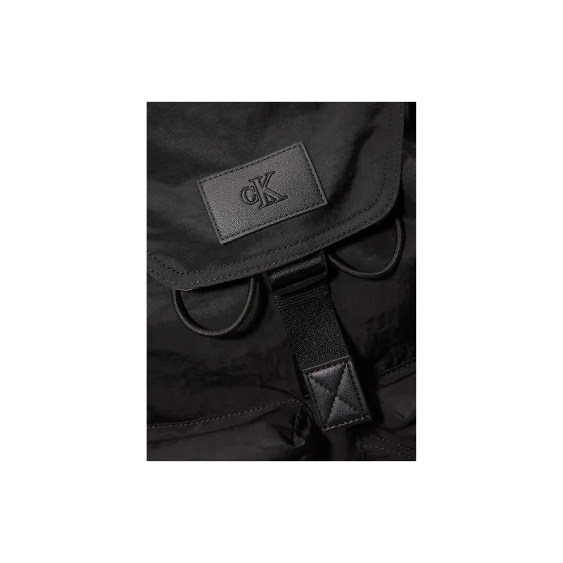 CALVIN KLEIN Nylon Backpack Men's Black-3