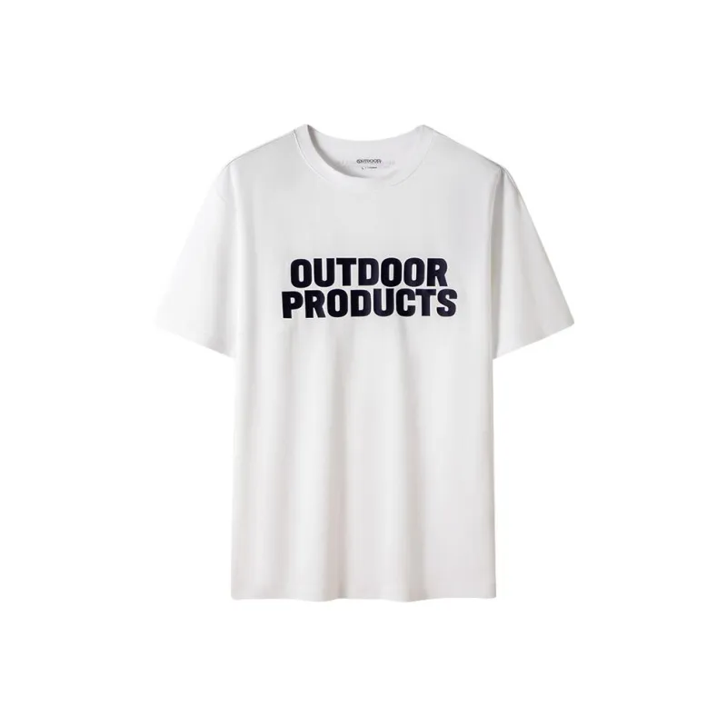 OUTDOOR PRODUCTS Drop Shoulder Sleeve T Shirt Men's Classic White-0