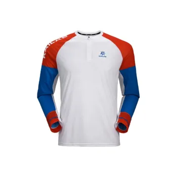 KAILAS Crew Neck Long-Sleeved T-Shirt Men's Quartz White
